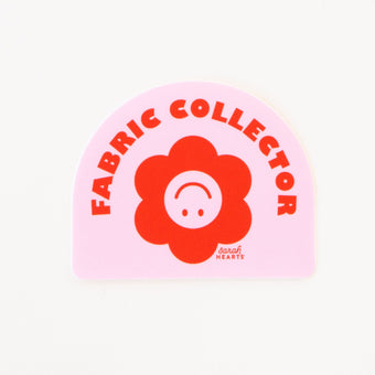 Sarah Hearts - Fabric Collector Sticker