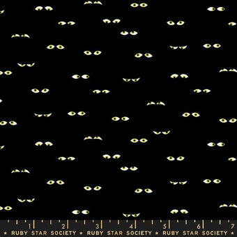 Creepy Eyes in Black (Glow in the Dark!)