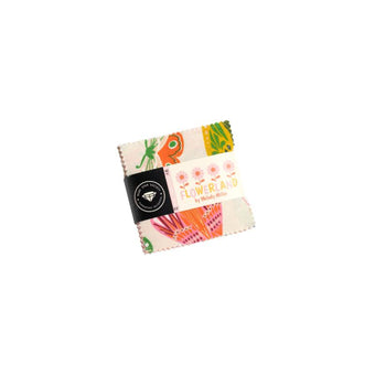 Ruby Star Society - Flowerland Collection - 42 piece 2.5" x 2.5" Mini Square Charm Pack
