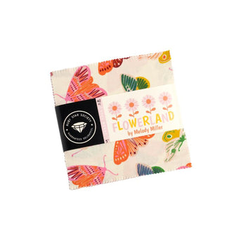 Ruby Star Society - Flowerland Collection - 42 piece 5" x 5" Square Charm Pack