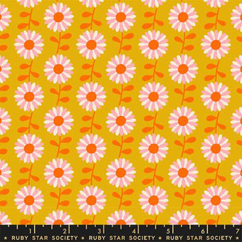 Field of Flowers in Goldenrod