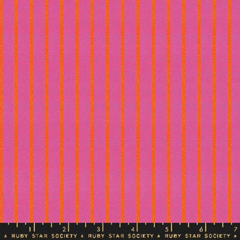 Ruby Star Society - Ooh Lucky Lucky Warp & Weft Wovens Collection - Apron Stripe in Heliotrope