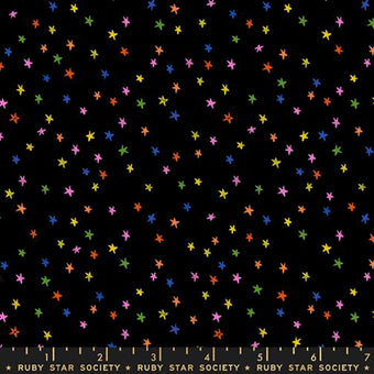 Ruby Star Society - Starry Collection - Starry Mini in Vivid Rainbow - Quilting Cotton Fabric