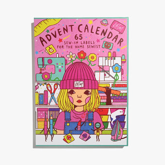 Kylie and the Machine (KATM) 2025 Advent Calendar with woven sewing labels