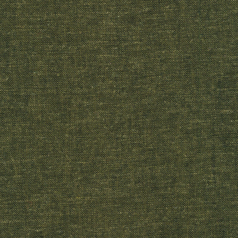 Robert Kaufman - Brussels Washer Linen Yarn Dye in Fern #1141 - rayon linen blend sewing fabric