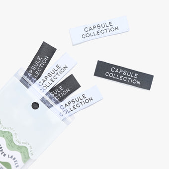 Woven Sew-In Labels - Capsule Collection (pack of 6)