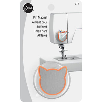 Cat Face Pin / Needle Magnet with Suction Cup Back