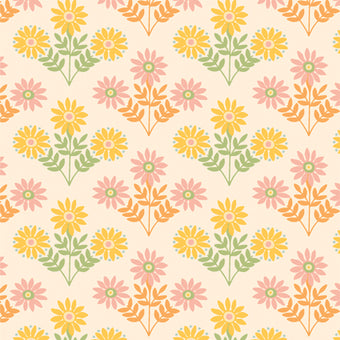 Art Gallery Fabrics - Marigold Collection - Tokenblooms in Spring - Quilting Cotton Fabric