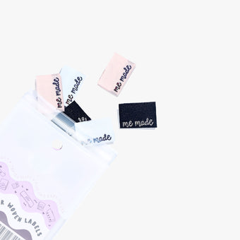 Woven Sew-In Labels - KATM - 'Me Made' Metallic (pack of 6)