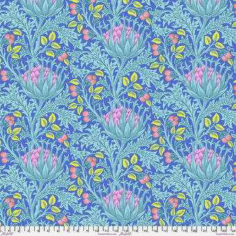 Kaffe x Morris & Co. - Artichoke in Blue - Quilting Cotton Fabric
