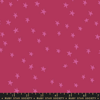 Ruby Star Society Starry in Plum Quilting Cotton Fabric
