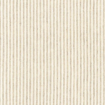 Robert Kaufman - Essex Yarn Dyed Classic 1/8" Stripe (cotton / linen) in Natural