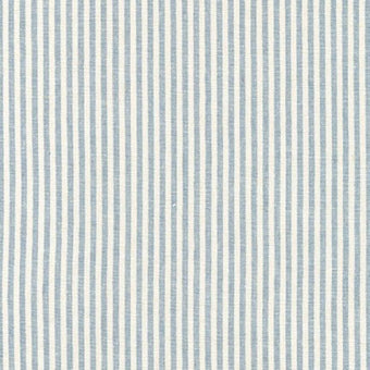 Robert Kaufman - Essex Yarn Dyed Classic 1/8" Stripe (cotton / linen) in Chambray - cotton linen blend sewing fabric