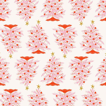 Dear Stella - Holly Jolly Collection - Christmas Trees in Dew - Quilting Cotton Fabric