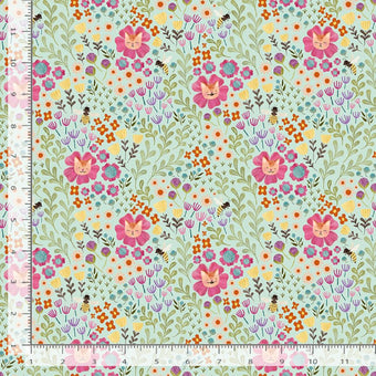 Feline Floral in Multi