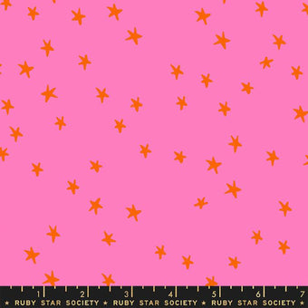 Ruby Star Society - Starry Collection - Starry in Vivid Pink - Quilting Cotton Fabric