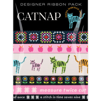 Ruby Star Society - Alexia Abegg for Renaissance Ribbon - Catnap Jacquard Ribbon Designer Pack