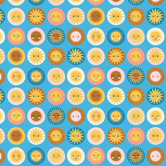 Cotton + Steel - A Sunshine Story Collection by Duchess Plum - Glow Up in Tropical Oasis - Quilting Cotton Fabric