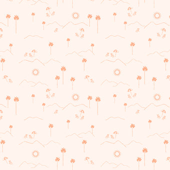 Cotton + Steel - A Sunshine Story Collection by Duchess Plum - Sandy Shores in Perfect Sunrise - Quilting cotton Fabric