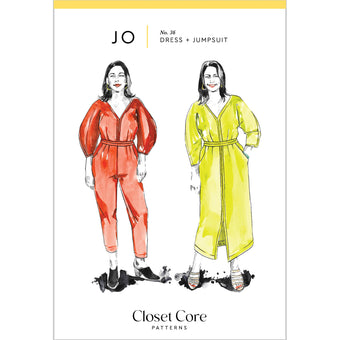 Closet Core Patterns - Jo Dress + Jumpsuit Pattern  (printed paper)