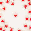 Woven Sew-In Labels - Red Heart (pack of 8)