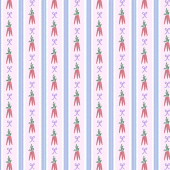 Rifle Paper Co. - Easter Collection - Carrot Patch in Lilac - Quilting Cotton Fabric
