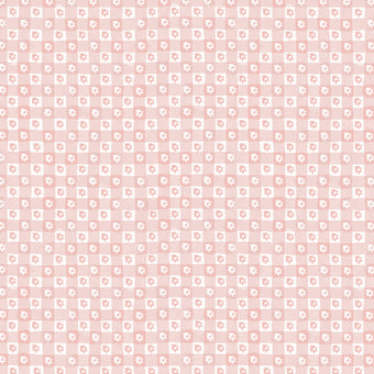 Rifle Paper Co. - Easter Collection - Daisy Gingham in Blush - Quilting Cotton Fabric