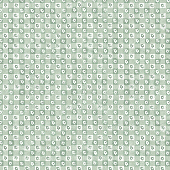 Rifle Paper Co. - Easter Collection - Daisy Gingham in Green - Quilting Cotton Fabric