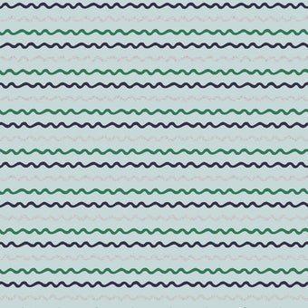 Ribbon Stripe in Mint Metallic
