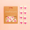 Woven Sew-In Labels - Pink Heart (pack of 8)