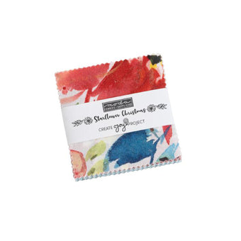 Starflower Christmas Collection - Mini 42 piece 2.5" x 2.5" Square Charm Pack