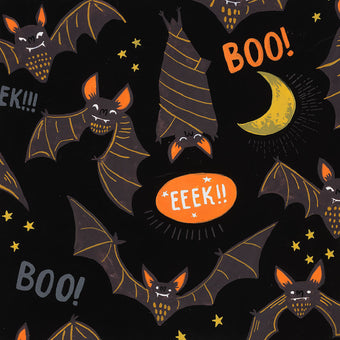 Boo! Eek! Bats! in Black