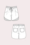 Named Clothing - Alexandria Peg Trousers & Track Shorts Sewing Pattern (Paper)