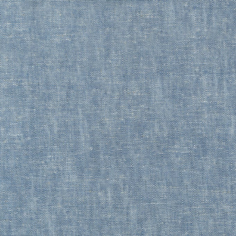 Robert Kaufman - Brussels Washer Linen Yarn Dye in Chambray #1067 - rayon linen blend sewing fabric