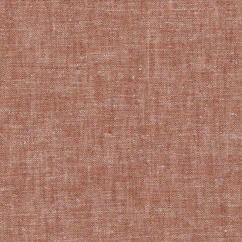 Robert Kaufman - Brussels Washer Linen Yarn Dye in Redrock #553 - linen rayon blend sewing fabric