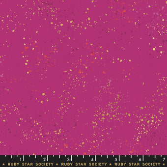 Ruby Star Society - Speckled in Berry Metallic - Quilting Cotton Fabric