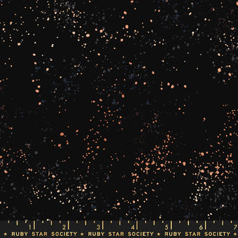 Ruby Star Society - Speckled 108" Wideback in Black Metallic