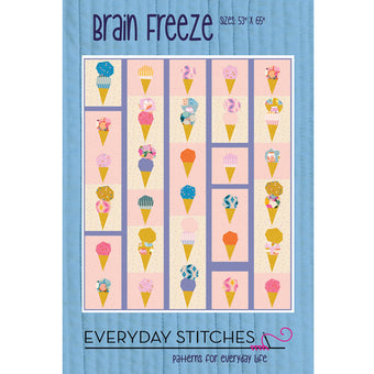 Brain Freeze Quilt Pattern (paper)