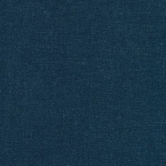 Robert Kaufman - Brussels Washer Linen in Indigo #1178 - linen rayon blend sewing fabric