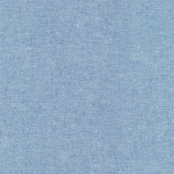 Robert Kaufman - Essex Yarn Dyed (cotton / linen) in Cadet #1058 - cotton linen blend sewing fabric