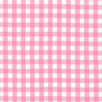 Robert Kaufman - Carolina Gingham 1/4" in Candy Pink - Woven Quilting Cotton Fabric