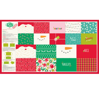 Safety First - Christmas Face Mask Panel
