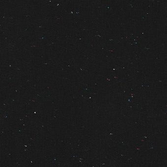 Robert Kaufman - Essex Speckle (cotton / linen) in Black - cotton linen blend sewing fabric