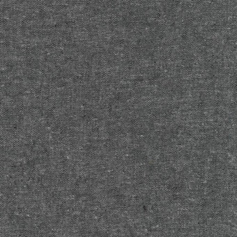 Robert Kaufman - Essex Yarn Dyed (cotton / linen) in Charcoal #1071 - cotton linen blend sewing fabric