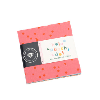 Ruby Star Society - Hole Punch Dots Collection - 42 piece 5" x 5" Square Charm Pack