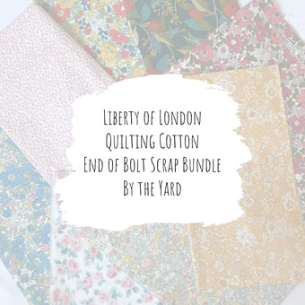 Liberty Quilting Cotton - End of Bolt Scrap Bundle (By the Yard)