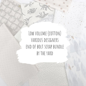 Low Volume - Cotton End of Bolt Scrap Bundle (By the Yard)