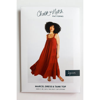 Chalk & Notch - Marcel Dress Pattern (printed paper)