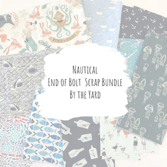 Nautical - End of Bolt Scrap Bundle (By the Yard)