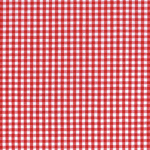 Robert Kaufman - Carolina Gingham 1/8" in Crimson - Quilting Cotton Fabric